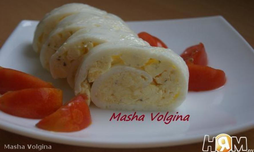 Рецепт рулета из омлета необычный