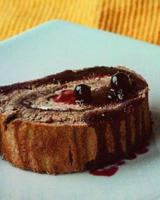 Рулет Вдохновение под соусом из интуиции