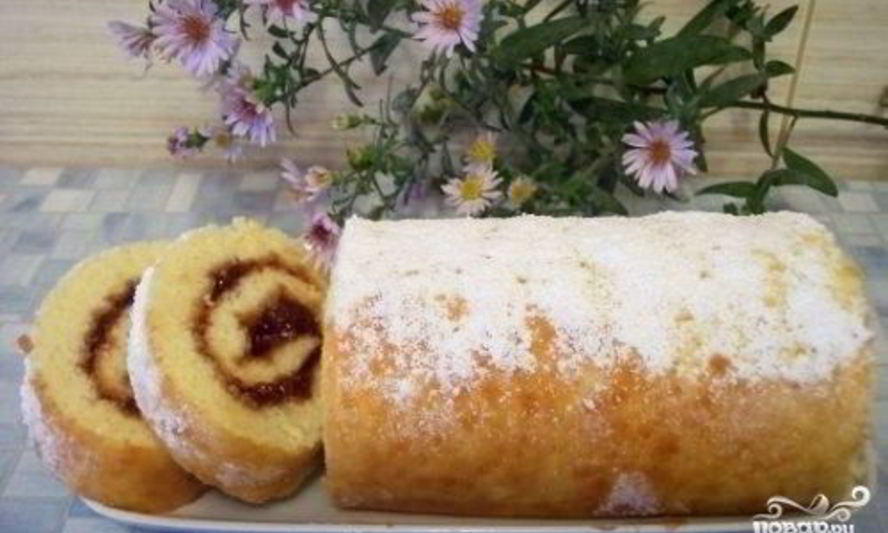 Рецепт рулета за 15 минут