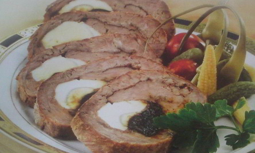 Рецепт рулетика из говядинки вкусняшка