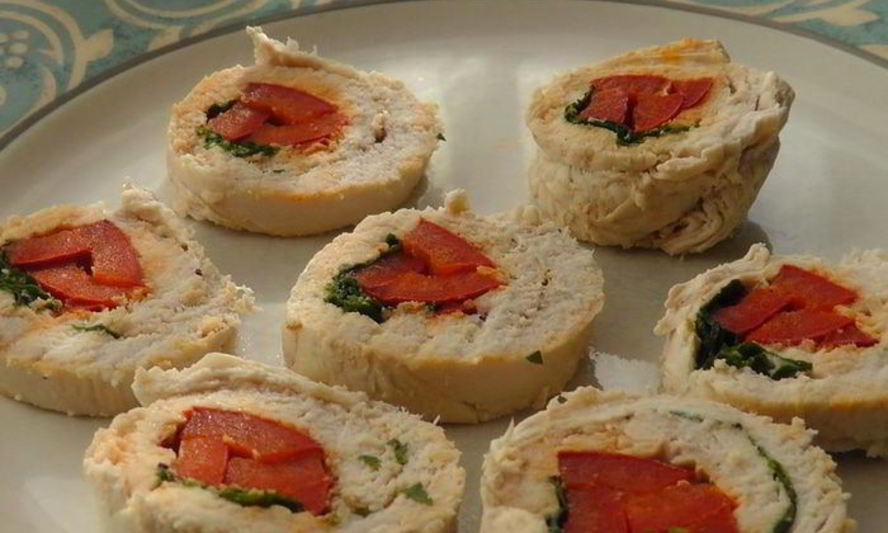 Рецепт рулетиков без холестерина