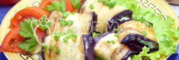 рулетики из баклажанов с чесноком мио