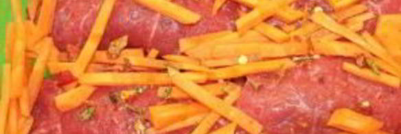 рулетики из говядины с черносливом