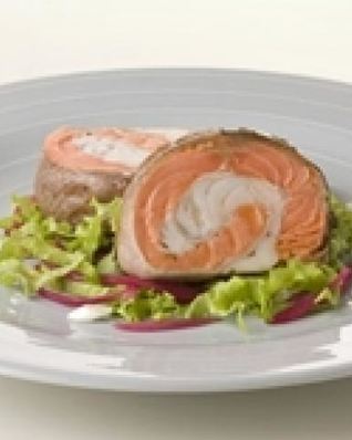 Рулетики из судака и форели