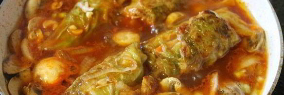 рулетики из свинины с овощами