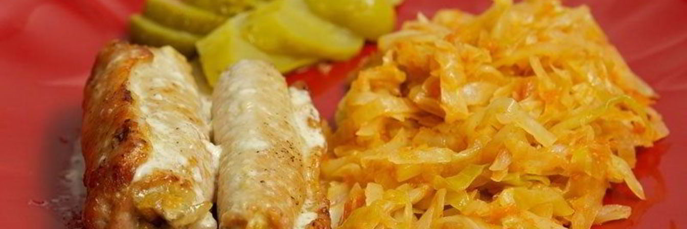 Рулетики из свинины в духовке