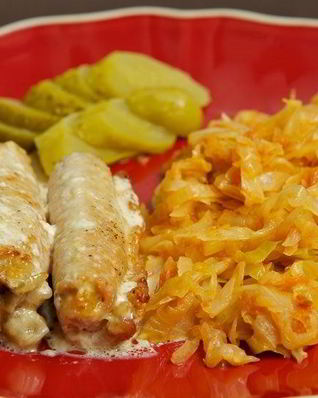 Рулетики из свинины в духовке