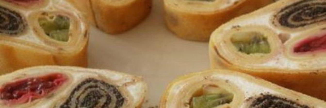 Рулеты из блинов с начинкой