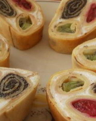 Рулеты из блинов с начинкой