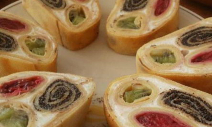 Рецепт рулетов из блинов с начинкой