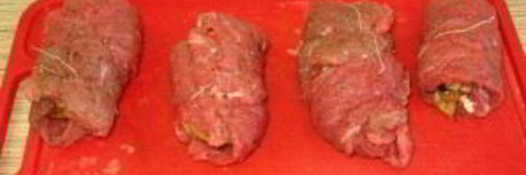 рулеты из говядины в духовке