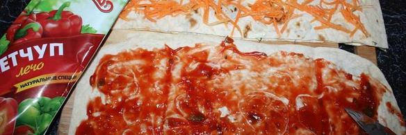 рулеты с морковью по-корейски