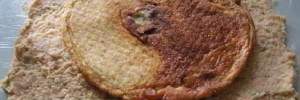 рыбный рулет с омлетом