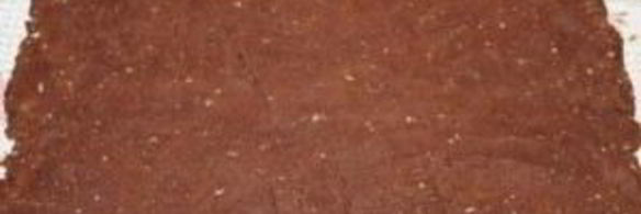 шоколадный рулет из печенья