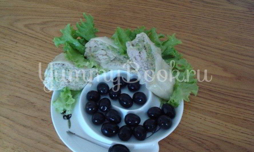 Рецепт сырного рулета с куриным мясом и орехами