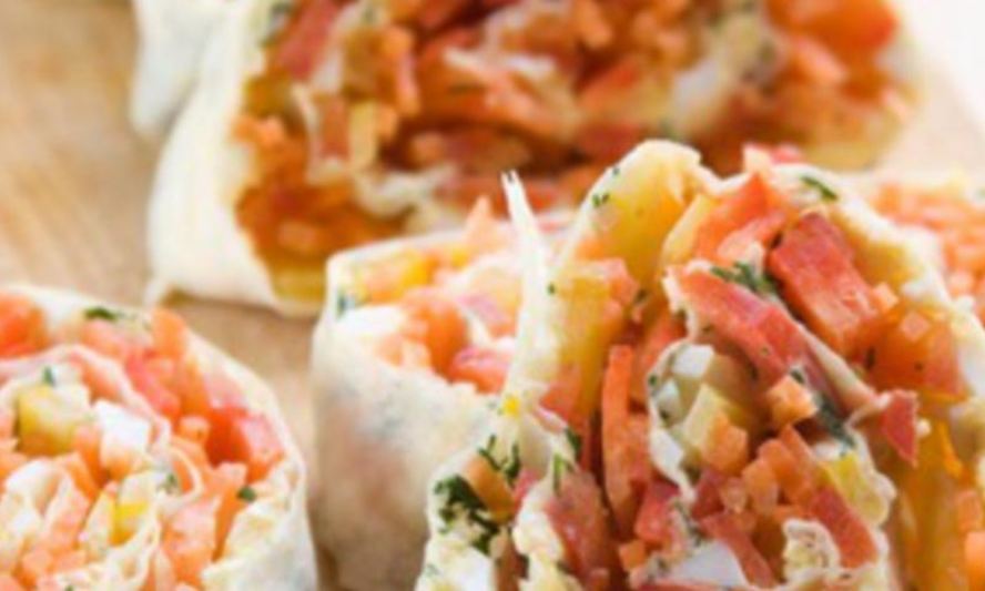 Рецепт цветного рулета