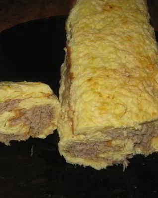 Яично-мясной рулет