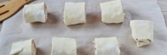 закусочные слойки-рулетики