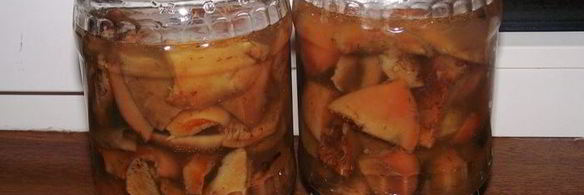 рыжики, маринованные в собственном соку