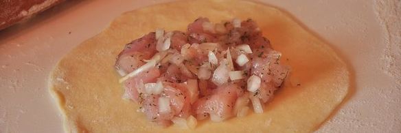 самса с курицей