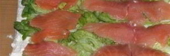 семга в лаваше