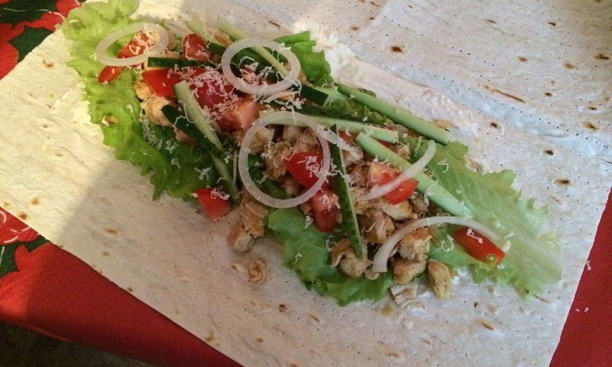 Рецепт домашней шаурмы