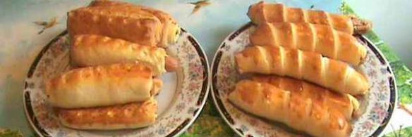 сосиски в дрожжевом тесте