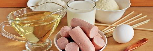 сосиски в тесте на палочке