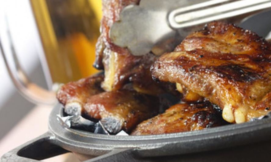 Рецепт свиных ребрышек с горчицей