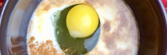 французские жареные сэндвичи с сыром филадельфия и зелеными яблоками