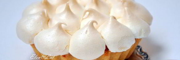 лимонные тарталетки с безе