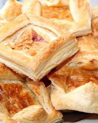 Тарталетки из слоеного теста