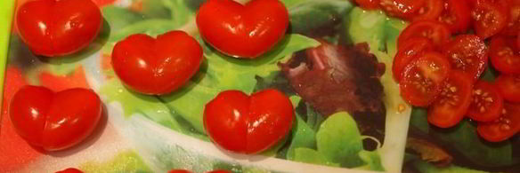 тарталетки красное сердце