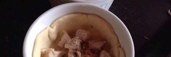 тарталетки пикничок с курицей и овощами