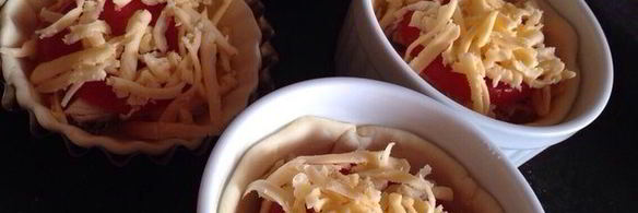 тарталетки пикничок с курицей и овощами