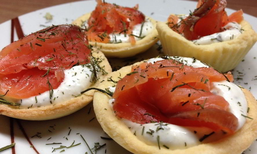 Рецепт тарталеток с форелью