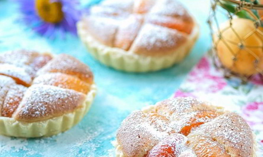 Рецепт тарталеток с франжипаном и абрикосами