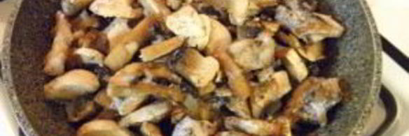 тарталетки с грибами