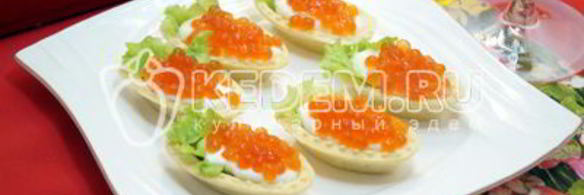 тарталетки с икрой