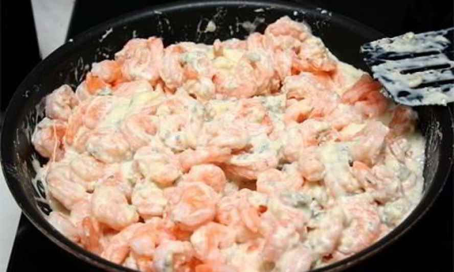 Рецепт тарталеток с креветками и сыром