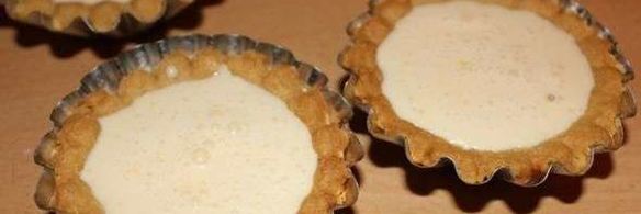 тарталетки с лимоном