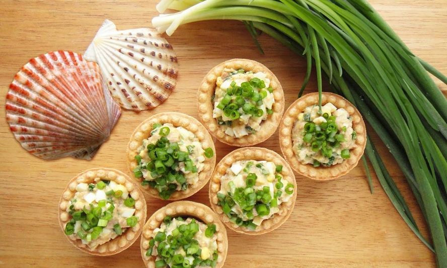 Рецепт тарталеток с начинкой из печени трески