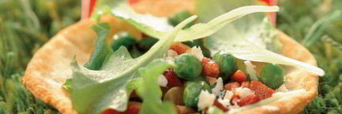 Тарталетки с овощами