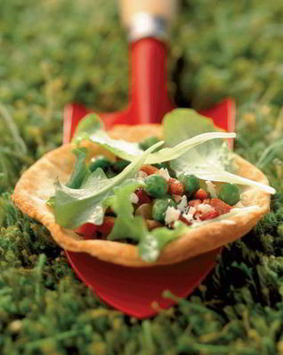 Тарталетки с овощами