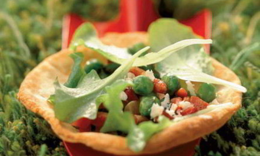 Рецепт тарталеток с овощами