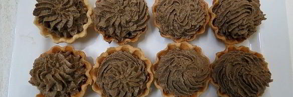 тарталетки с печеночно-грибной начинкой