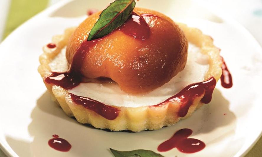 Рецепт тарталеток с персиками