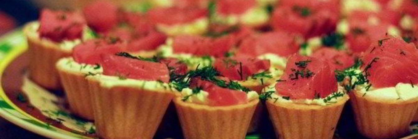 Тарталетки с рыбной начинкой