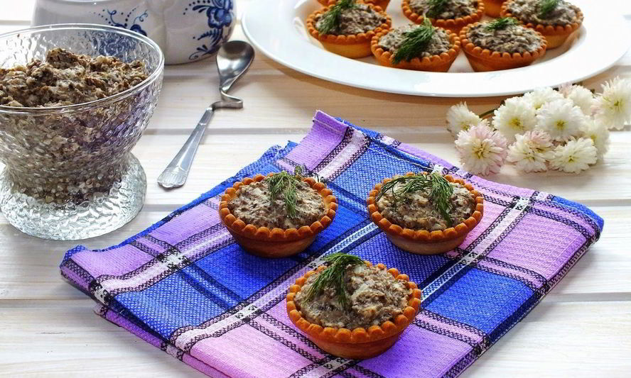 Рецепт тарталеток с шампиньонами