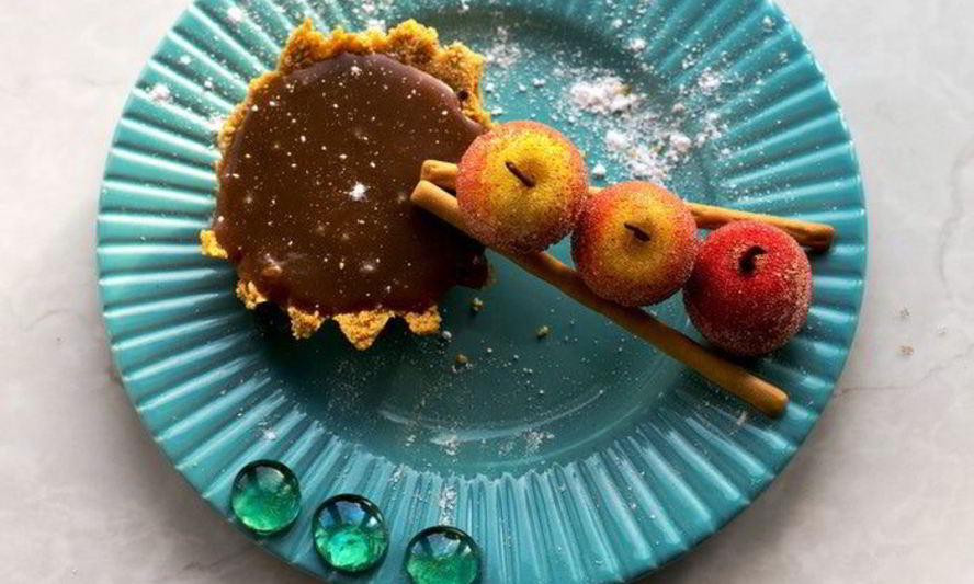 Рецепт тарталеток с шоколадныма ганашема и карамелью